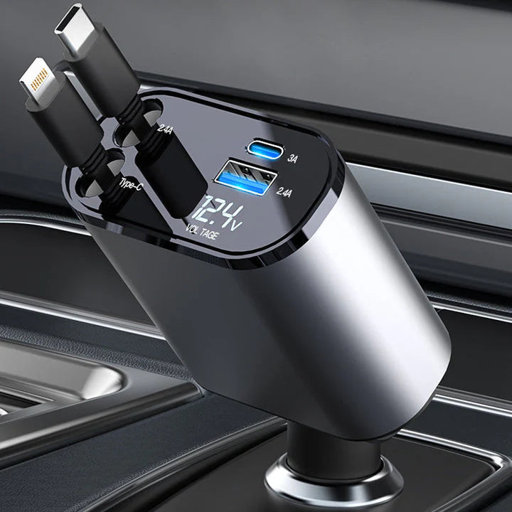 CHARGEPRO™ RETRACTABLE CAR CHARGER