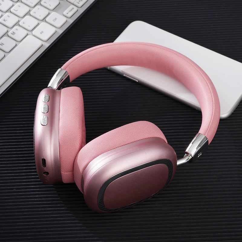 WIRELESS HEADSET, OVER EAR STEREO DUAL CHANNEL HEADSETS