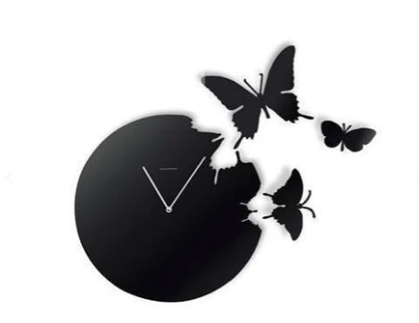 BUTTERFLIES ACRYLIC WALL CLOCK(SMALL)