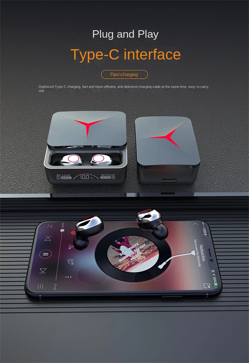 M90 PRO WIRELESS EARPHONE