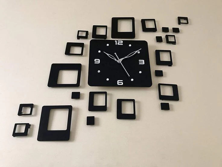 ACRYLIC  WALL DECORATION CLOCK LARGE