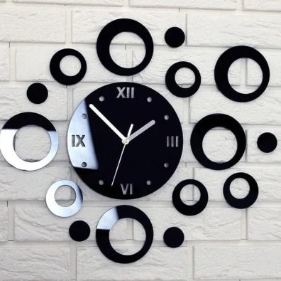 ROMAN RINGS DIY ACRYLIC WALL CLOCK SIZE: (24×24)