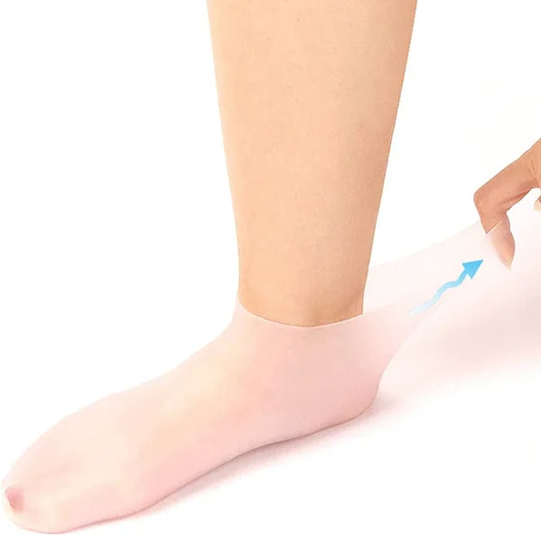 EXFOLIATING SILICONE PROTECTIVE SOCKS BEACH - 1 PAIR