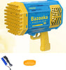 BUBBLE GUN ROCKET 69 HOLES SOAP BUBBLES MACHINE GUN SHAPE AUTOMATIC BLOWER WITH LIGHT TOYS FOR KIDS POMPEROS